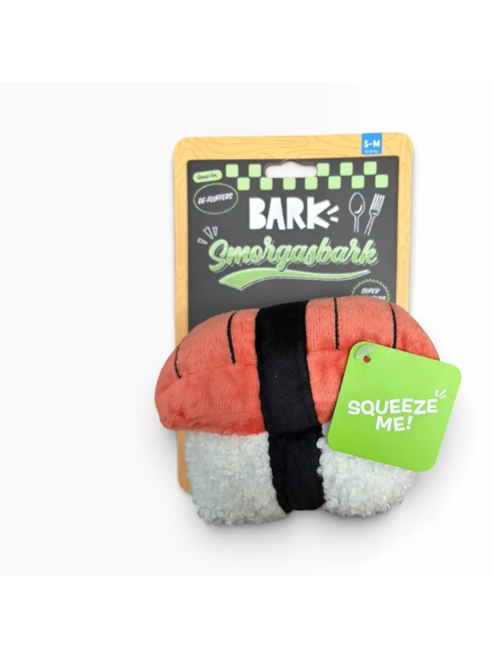 BARK Smorgasbark Dog Toys - Sushi, Guac, Ice Cream